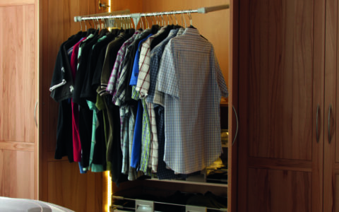 Einbauschrank Kleiderlift